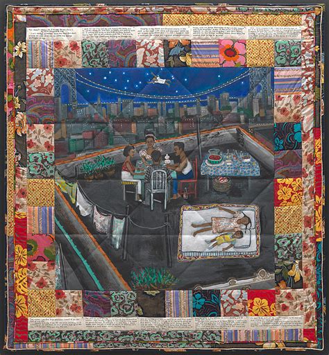 Collection Online | Faith Ringgold. Tar Beach (Part I from the Woman on a Bridge series). 1988 ...