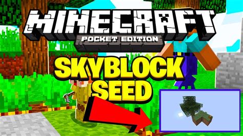 Best Minecraft Pocket Edition Skyblock Seed [WORKING 2020] - YouTube