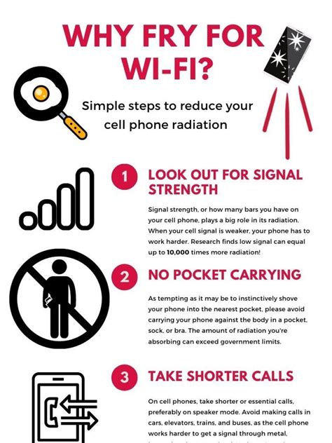 Infographics on Cell Phone Radiation, Wi-Fi and 5G - Environmental Health Trust