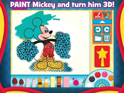 New Mickey Mouse Clubhouse Paint and Play App! #disneygame