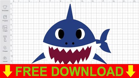 Baby Shark Outline Svg