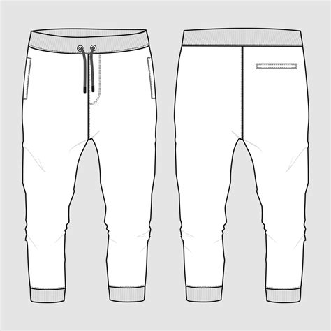 Pants Technical Drawing Vector Art, Icons, and Graphics for Free Download