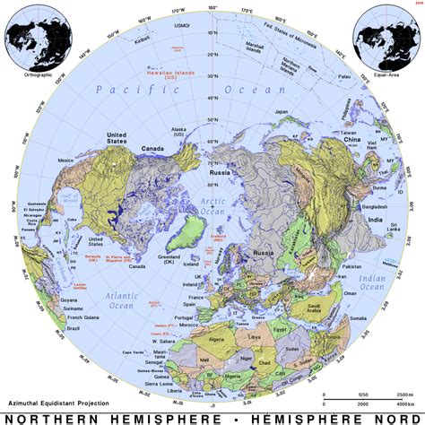 Northern Hemisphere · Public domain maps by PAT, the free, open source, portable atlas