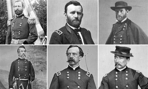 The Civil War warriors: Fascinating photographs of the Union generals ...