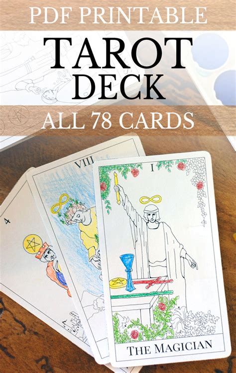 Free Printable Tarot Cards With Meanings