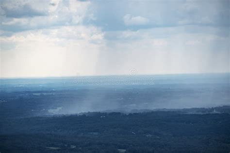 A Rain Storm Moving Across a Valley Scatters Rain. Stock Image - Image of clouds, climate: 133604469