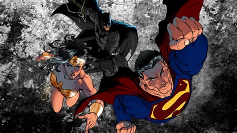 Batman Superman Wonder Woman Dc Comic Art Wallpaper,HD Superheroes Wallpapers,4k Wallpapers ...