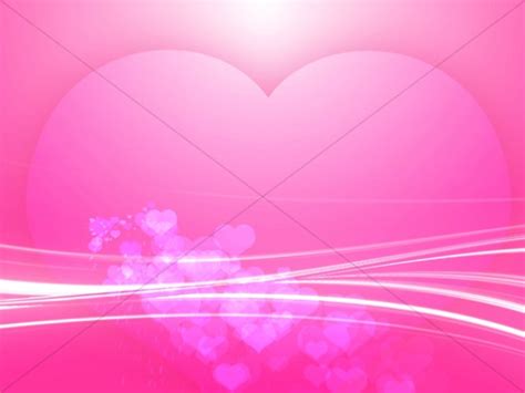 Pink Heart Worship Background