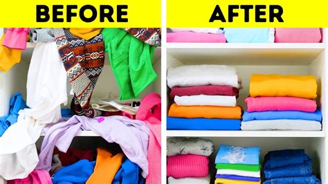 20 SPACE-SAVING CLOTHES FOLDING IDEAS - YouTube