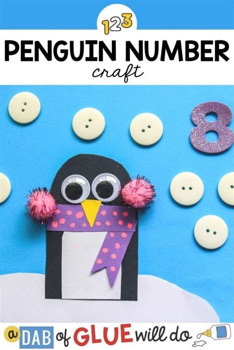 Penguin Number Counting Craft and Activity