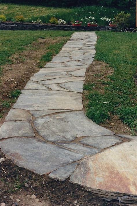 How to make a natural stone walkway ideas | DIY