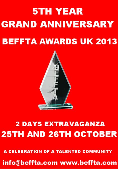 Beffta Awards 2013 Photos and full winners list. : Shallie's Purple Beehive