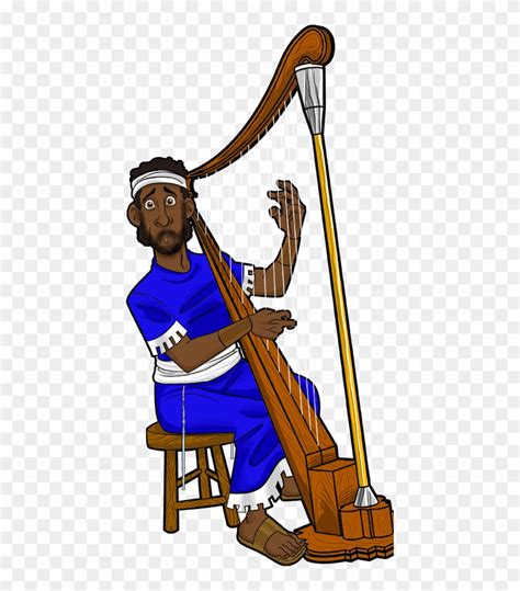 David Plays His Harp For King Saul - David - Free Transparent PNG ...