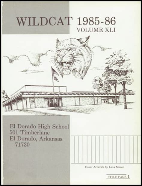 Explore 1986 El Dorado High School Yearbook, El Dorado AR - Classmates