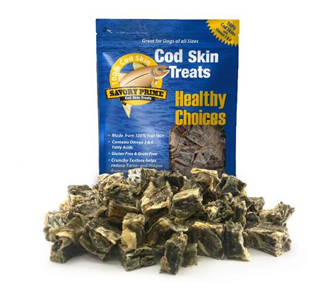 Cod Skin Fish Crunchy Bites - Savory Prime Pet Treats