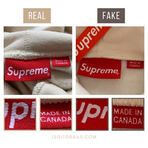 How To Spot Real Vs Fake Supreme Cross Box Logo Hoodie – LegitGrails