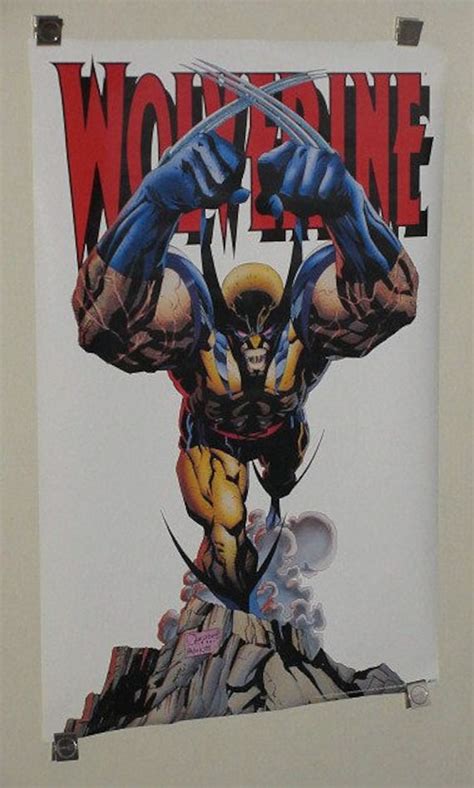 1990's X-men Wolverine Poster 1993 Original 34x 22 Marvel | Etsy