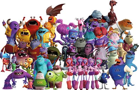 Monsters inc. Characters by conthauberger on DeviantArt