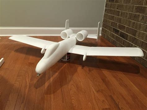 A-10 RC Airplane made from100% Dollar Tree Foam Board (DTFB). Yes, it really flies! | Airplane ...