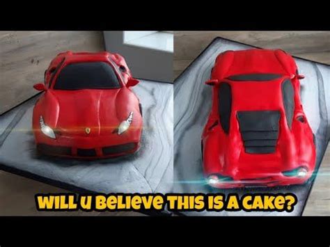 How to make Ferrari Cake/Beginners Tutorial/Daily Cake TV | Ferrari ...