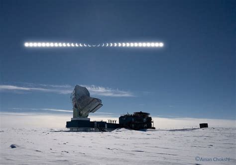 The sequence seen during a solar eclipse in Antarctica - 9GAG