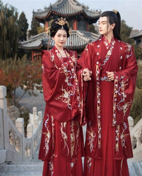 Traditional Han Chinese Wedding Dress Bridal Dress Hanfu Wedding Dress Qun Kwa … | Chinese ...