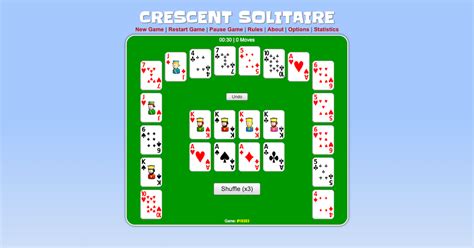 Crescent Solitaire | Play it online