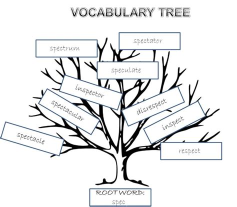 Illustrating root words, vocabulary tree | ELA: Word Study and ...