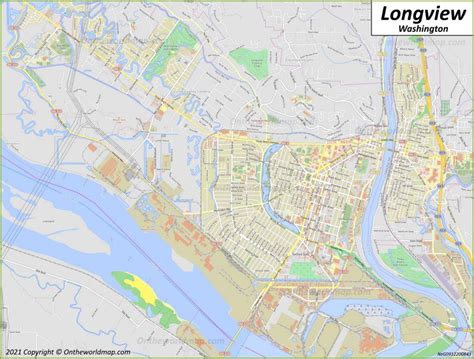 Longview Map | Washington, U.S. | Discover Longview with Detailed Maps