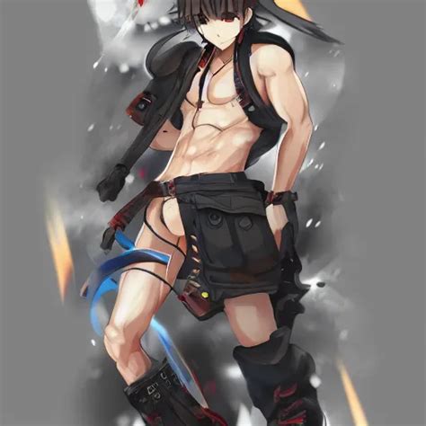 hot anime boy trending on artstation and pixiv, high | Stable Diffusion ...