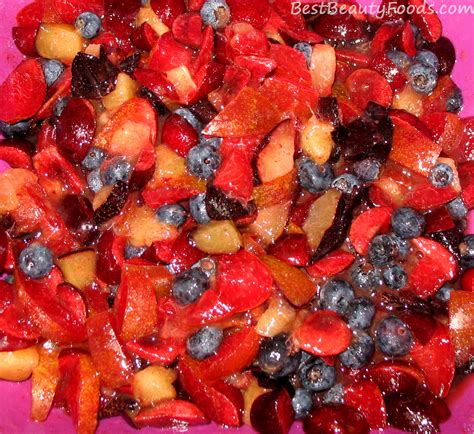 Cherry Berry Fruit Salad | Best Beauty Foods