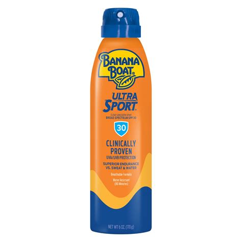 Banana Boat Ultra Sport Clear Sunscreen Spray SPF 30, 6 oz - Walmart.com