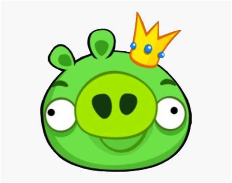 Angry Birds Pig Png Photo - Transparent King Pig Angry Birds, Png ...