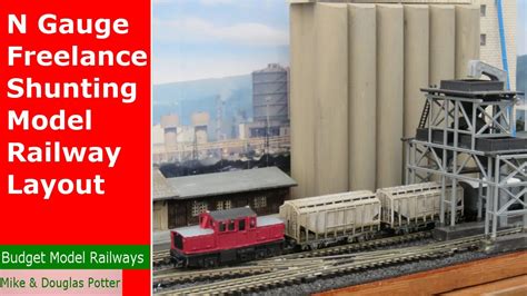 N Gauge Freelance Shunting Model Railway / Railroad Layout - YouTube