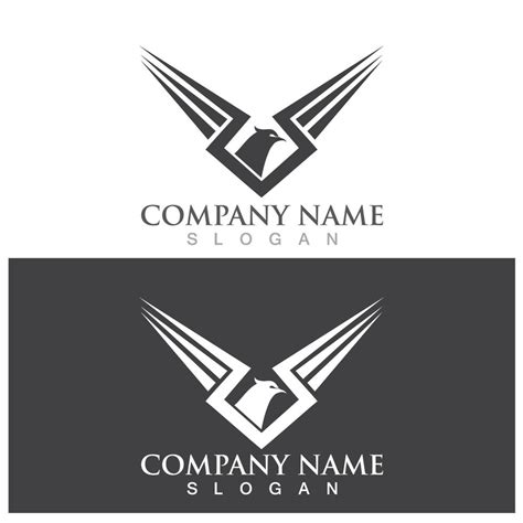 wing logo and vector template 12524604 Vector Art at Vecteezy