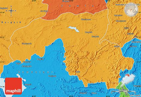 Political Map of Sundargarh