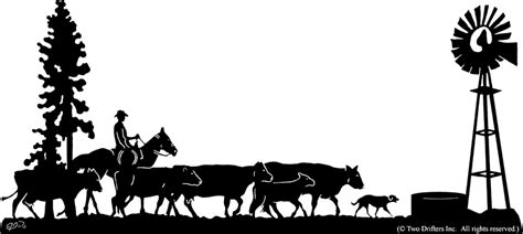 Longhorn Cattle Silhouette at GetDrawings | Free download