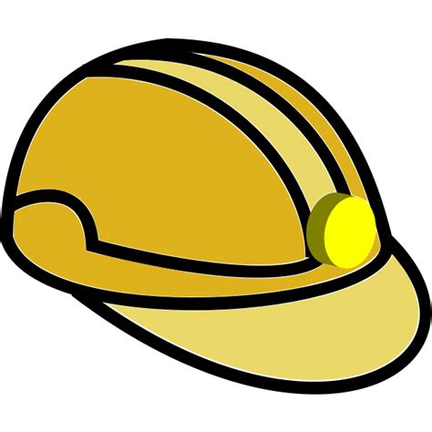 Mining helmet vector illustration | Free SVG