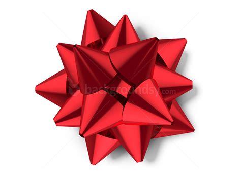 Red gift bow (PNG) - Backgroundsy