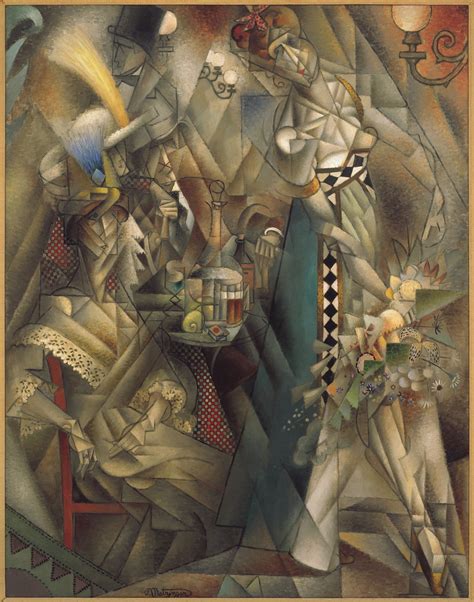 File:Jean Metzinger, 1912, Danseuse au café, Dancer in a café, oil on canvas, 146.1 x 114.3 cm ...