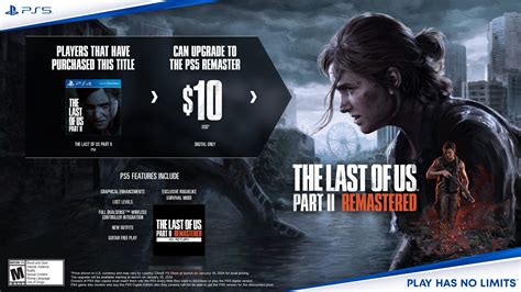 The Last of Us Part 2 Remastered Offers a $10 Upgrade Path for PS4 Owners