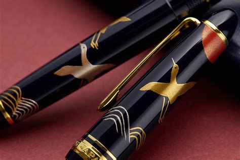 Sailor 1911 Maki-e Fountain Pen - Tsuru