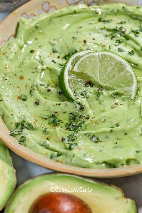 Homemade Avocado Dip {Simple & Creamy!} - Easy Low Carb