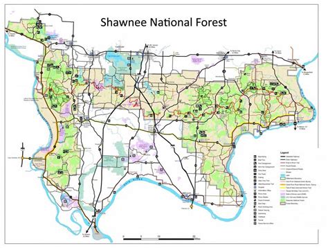 overviewmap1 | Shawnee national forest, Forest map, Shawnee