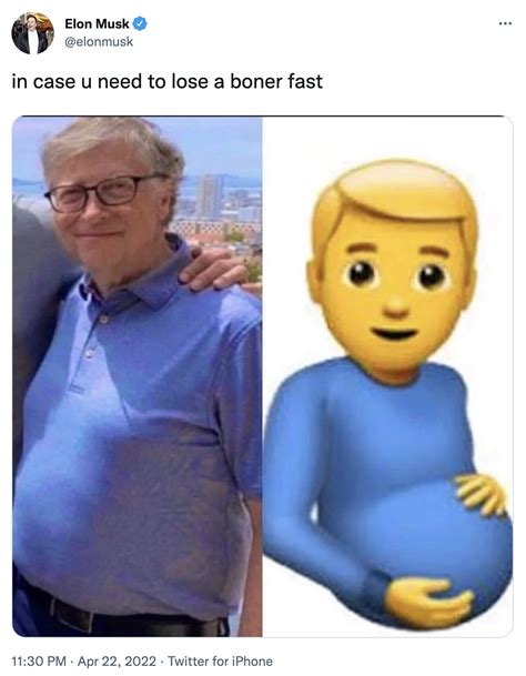 Pregnant Man Emoji (Elon Musk Bill Gates) | Pregnant Man Emoji | Know Your Meme