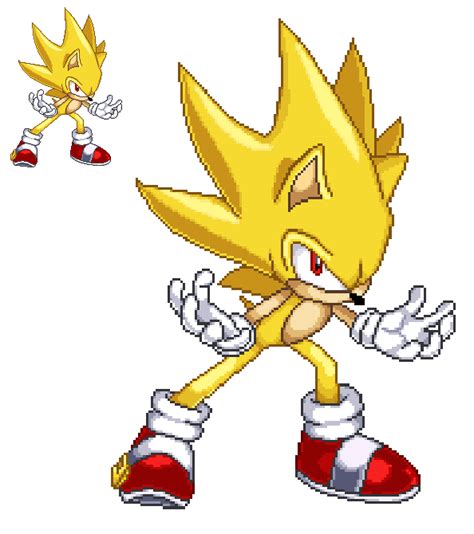 Super Sonic (Pixel Art) by DarkTremor100 on DeviantArt