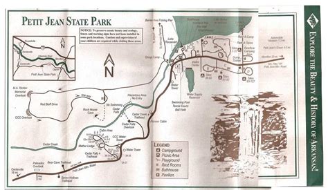 Petit Jean State Park Map – Map Of California Coast Cities