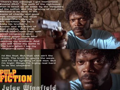 Samuel Jackson Pulp Fiction Quote | Samuel l jackson quotes, Pulp fiction, Samuel jackson pulp ...