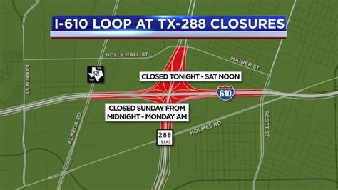 Traffic nightmare: Closures on SE Houston freeways this weekend | abc13.com