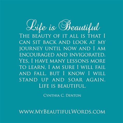 My Beautiful Words.: Life is Beautiful...